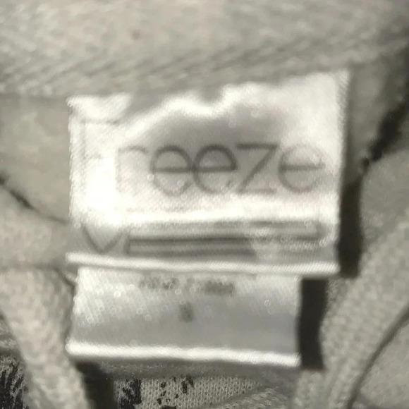 FREEZE California Los Angeles West Coast heather gray long sleeve hoodie size S - Picture 4 of 8